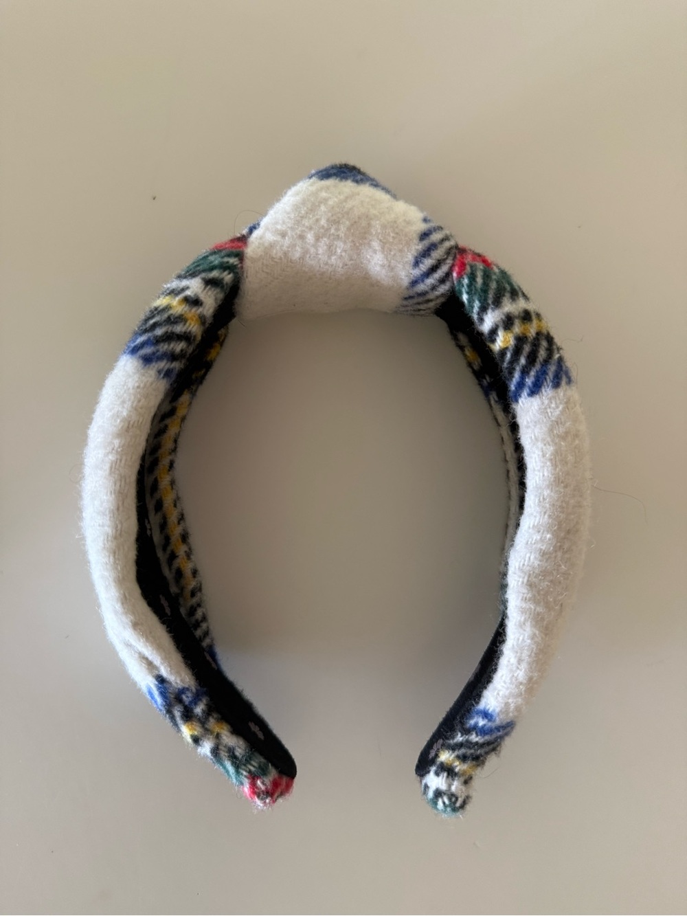 Lele Sadoughi Plaid Flannel Women’s Headband in White